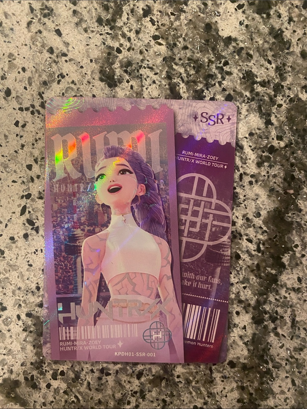 Kpop Demon Hunters Trading Cards - Energy Edition SSR